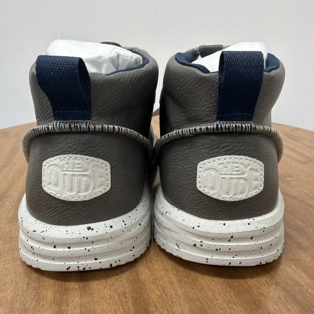 Hey Dude‎ Bradley Chukka Classic Comfort Outdoor Easy On Boots Men's Sz 10 Grey